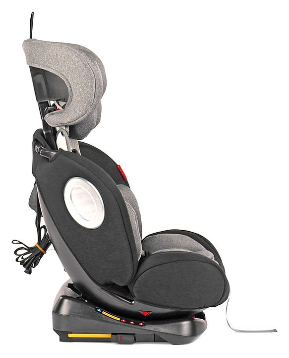 Babyhug Endeavor Isofix Convertible Car Seat - Black Grey