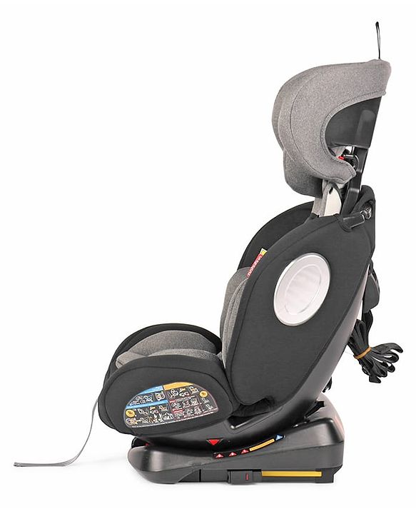 Babyhug Endeavor Isofix Convertible Car Seat - Black Grey