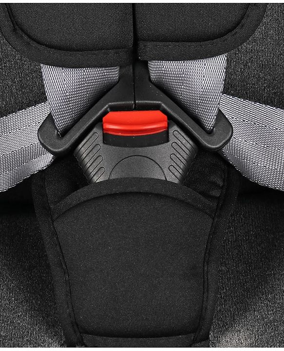 Babyhug Endeavor Isofix Convertible Car Seat - Black Grey