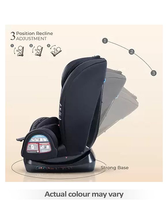 Babyhug Kids Convertible & 360 Degree Rotating Isofix Car Seat - Blue