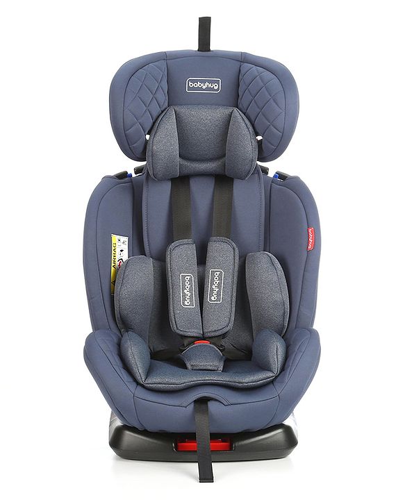 Babyhug Kids Convertible & 360 Degree Rotating Isofix Car Seat - Blue
