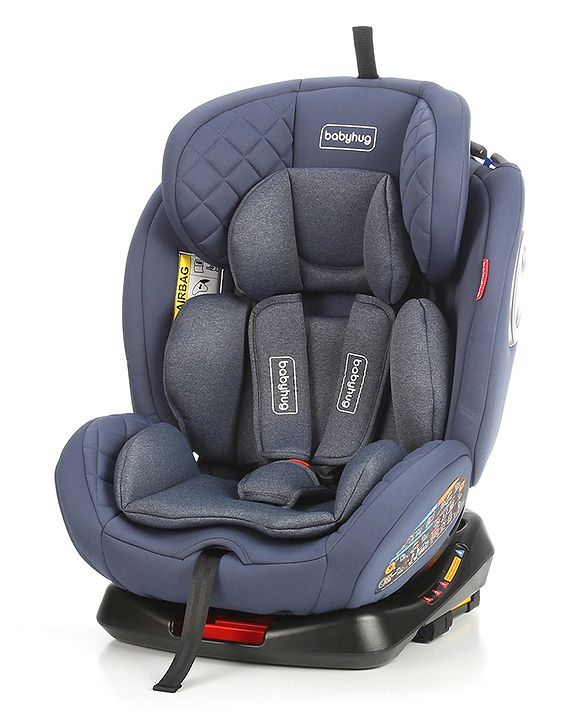 Babyhug Kids Convertible & 360 Degree Rotating Isofix Car Seat - Blue