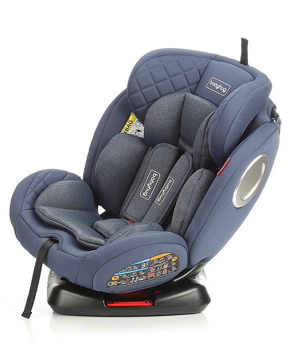 Babyhug Kids Convertible & 360 Degree Rotating Isofix Car Seat - Blue
