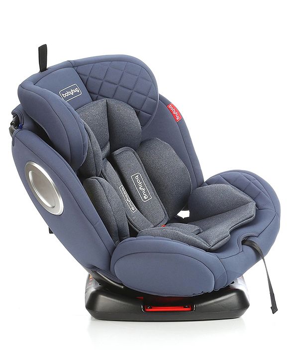 Babyhug Kids Convertible & 360 Degree Rotating Isofix Car Seat - Blue