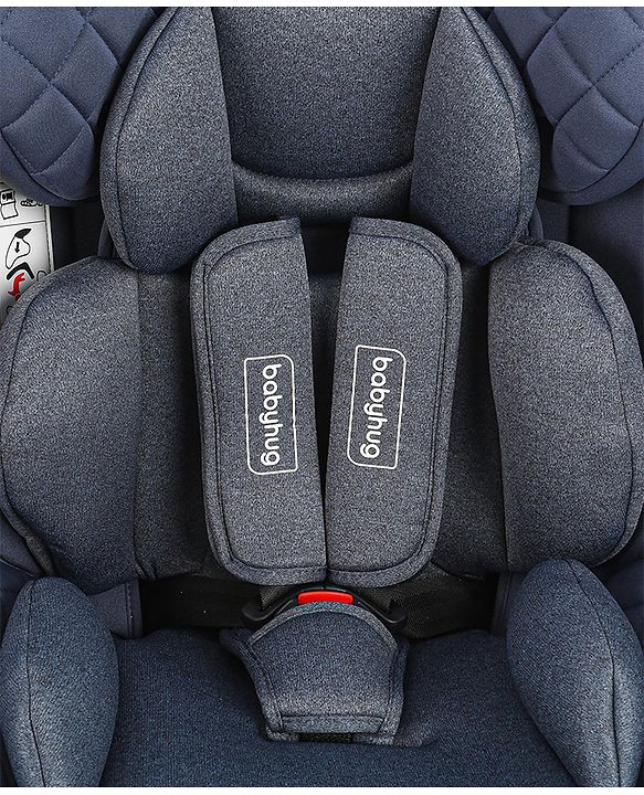Babyhug Kids Convertible & 360 Degree Rotating Isofix Car Seat - Blue
