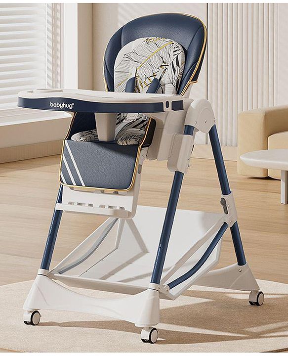 Babyhug  Elevato High Chair - Navy Blue