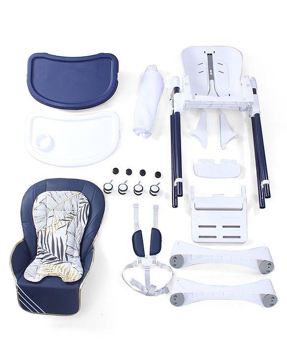 Babyhug  Elevato High Chair - Navy Blue