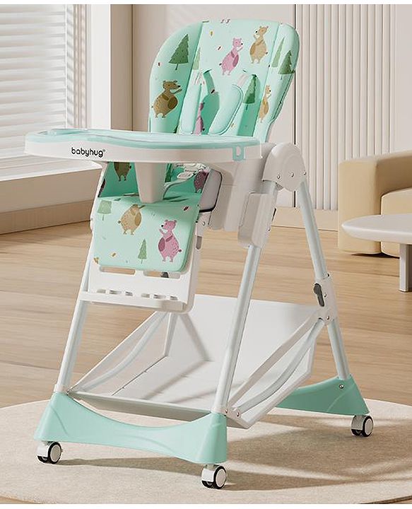 Babyhug  Elevato High Chair - Navy Blue
