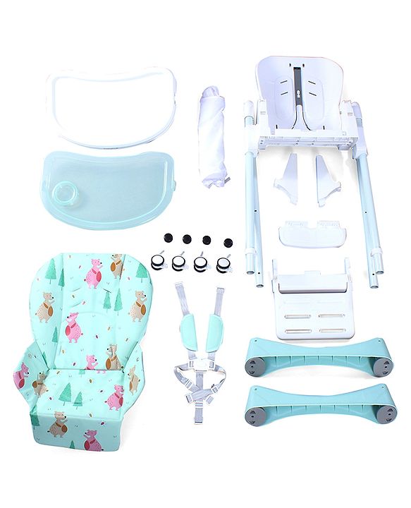 Babyhug  Elevato High Chair - Navy Blue