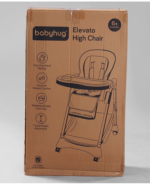 Babyhug  Elevato High Chair - Navy Blue