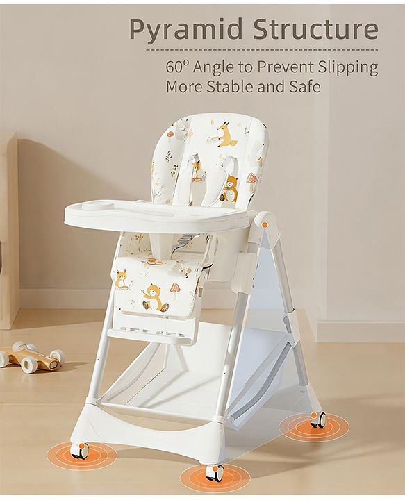 Babyhug  Elevato High Chair - Navy Blue