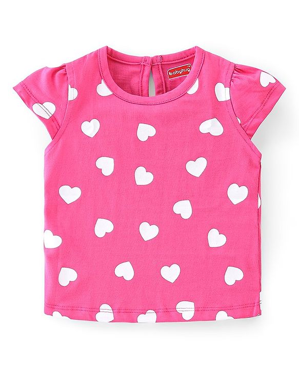 Babyhug 100% Cotton Knit Half Sleeves T-Shirt Floral Print Pack of 3- Multicolour