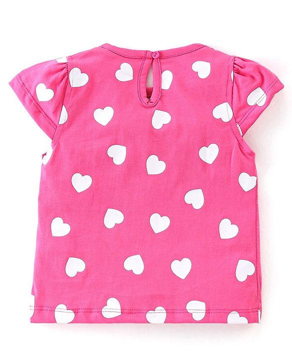 Babyhug 100% Cotton Knit Half Sleeves T-Shirt Floral Print Pack of 3- Multicolour