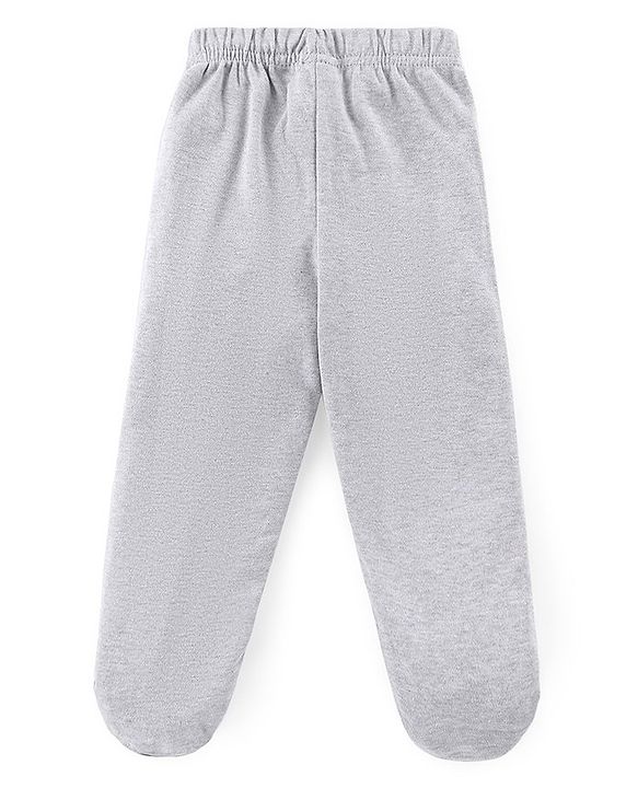 Babyhug Cotton Interlock Knit Bootie Pant Stripes & Lion Print Pack of 3 - Multicolor