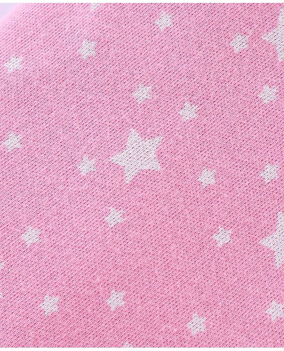 Babyhug Cotton Knit Footed Bootie Legging With Star & Lemon Print Pack of 3  - Red White & Pink