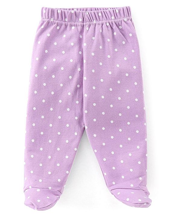 Babyhug Cotton Interlock Knit Bootie Legging Floral Print Pack of 3 - Multicolor