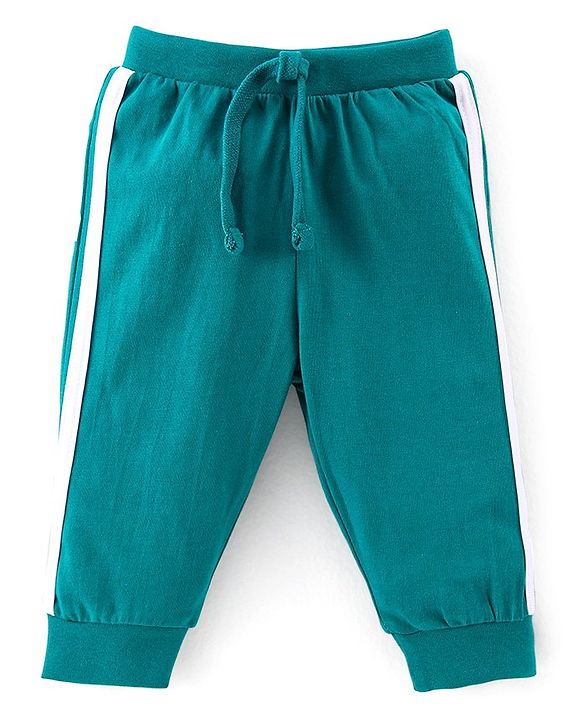 Babyhug Cotton Full Length Lounge Pants Car Print Pack of 3 - Blue