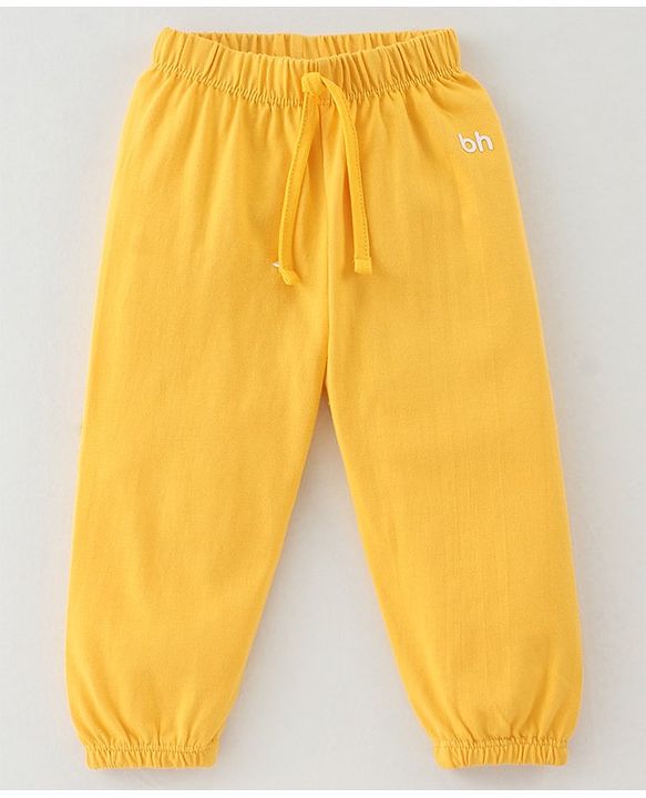 Babyhug Cotton Jersey Knit Full Length Solid Lounge Pants Pack of 5 - Multicolour