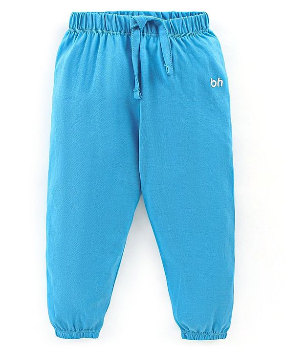 Babyhug Cotton Jersey Knit Full Length Solid Lounge Pants Pack of 5 - Multicolour