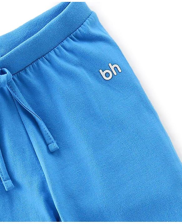 Babyhug Cotton Jersey Knit Full Length Solid Lounge Pants Pack of 5 - Multicolour