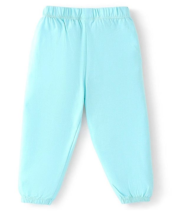 Babyhug Cotton Jersey Knit Solid Color Lounge Pant Rock Pack of 5 - Multicolor