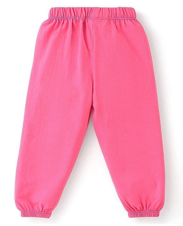 Babyhug Cotton Jersey Knit Solid Color Lounge Pant Rock Pack of 5 - Multicolor