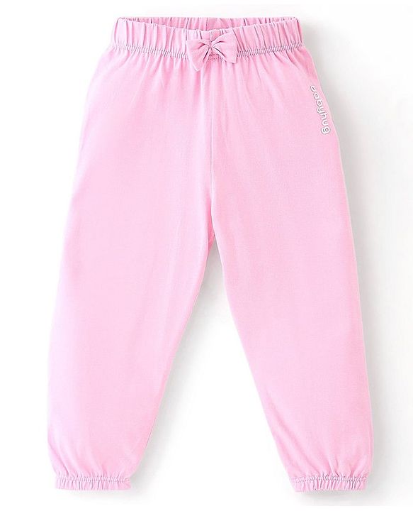 Babyhug Cotton Jersey Knit Solid Color Lounge Pant Rock Pack of 5 - Multicolor