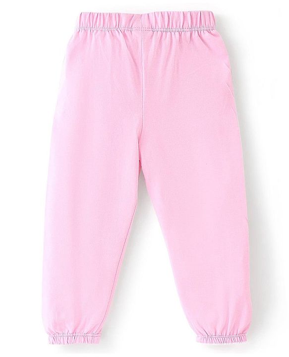 Babyhug Cotton Jersey Knit Solid Color Lounge Pant Rock Pack of 5 - Multicolor