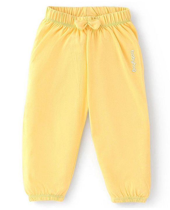 Babyhug Cotton Jersey Knit Solid Color Lounge Pant Rock Pack of 5 - Multicolor