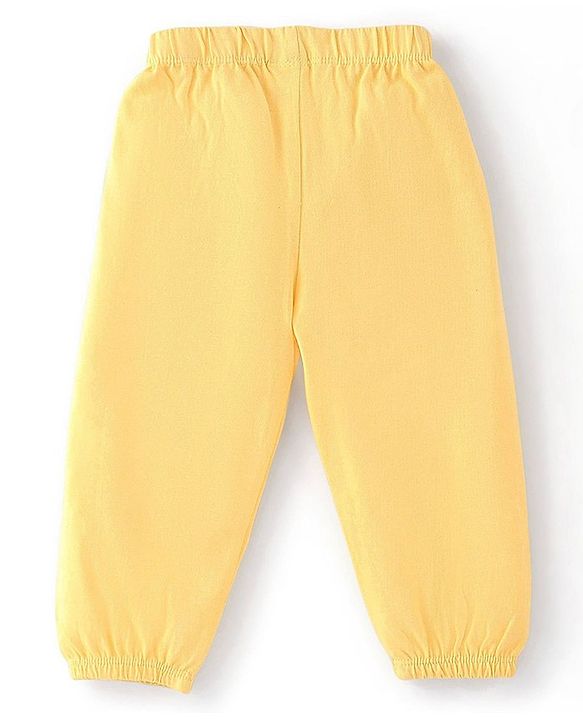 Babyhug Cotton Jersey Knit Solid Color Lounge Pant Rock Pack of 5 - Multicolor