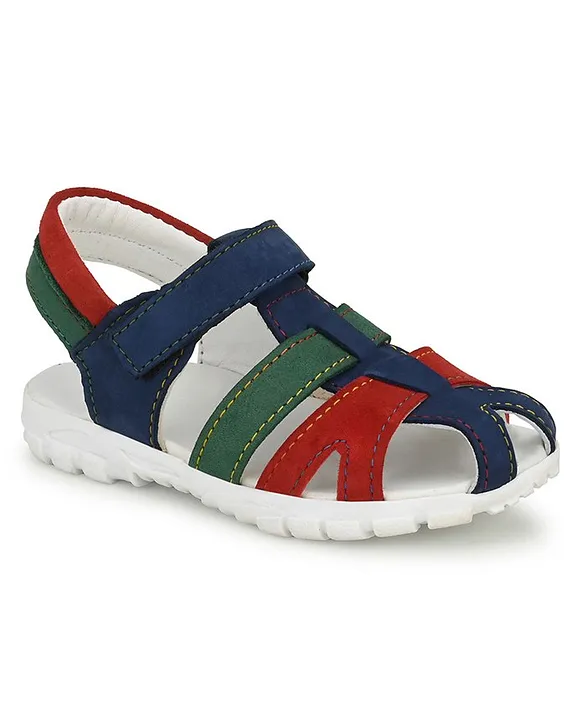 Velcro color block sandals new arrivals