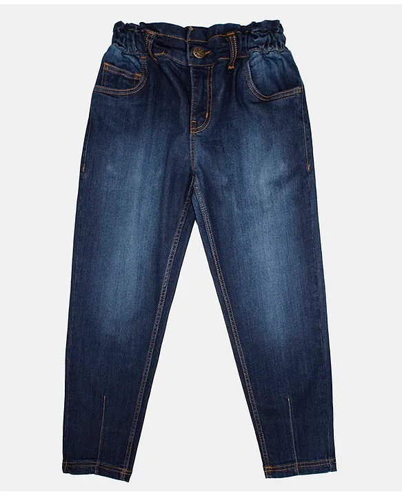 Wholesale Girls Blue Denim Straight Jeans – Tradyl
