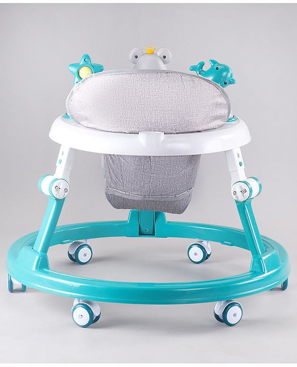 Babyhug Permium Multifunctional 360 Baby Walker with 2 Level Height Adjustment & Musical Play Tray Cum Feeding Tray
