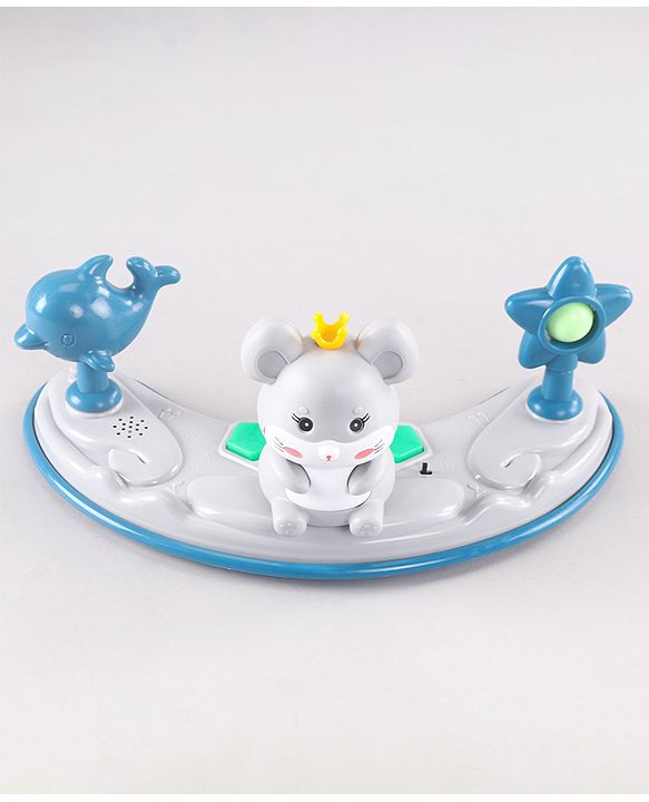 Babyhug Permium Multifunctional 360 Baby Walker with 2 Level Height Adjustment & Musical Play Tray Cum Feeding Tray