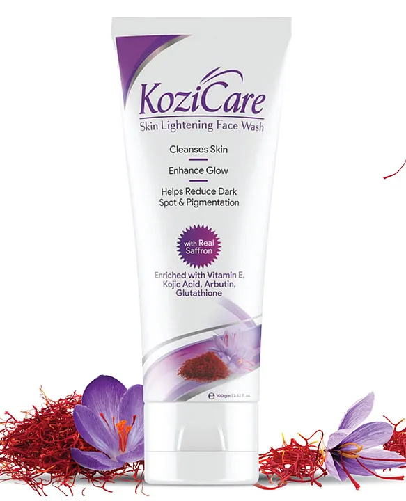 Kozicare Skin Lightening Brightening Real Saffron Facewash 100