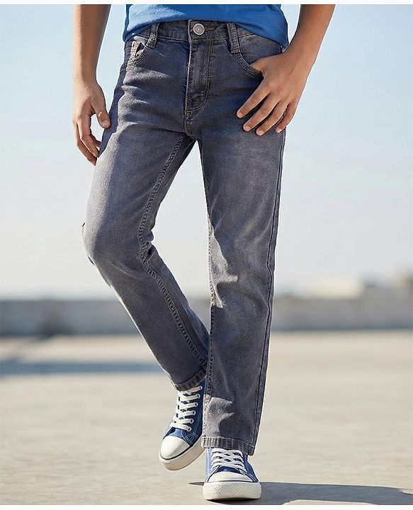 Pine Kids Denim Full Length Jeans Washed - Blue