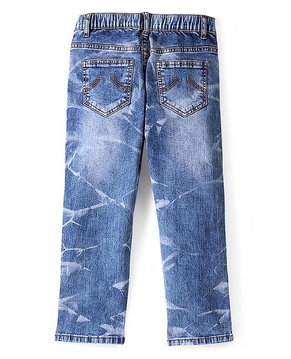 Pine Kids Denim  Full Length Washed Jeans- Blue