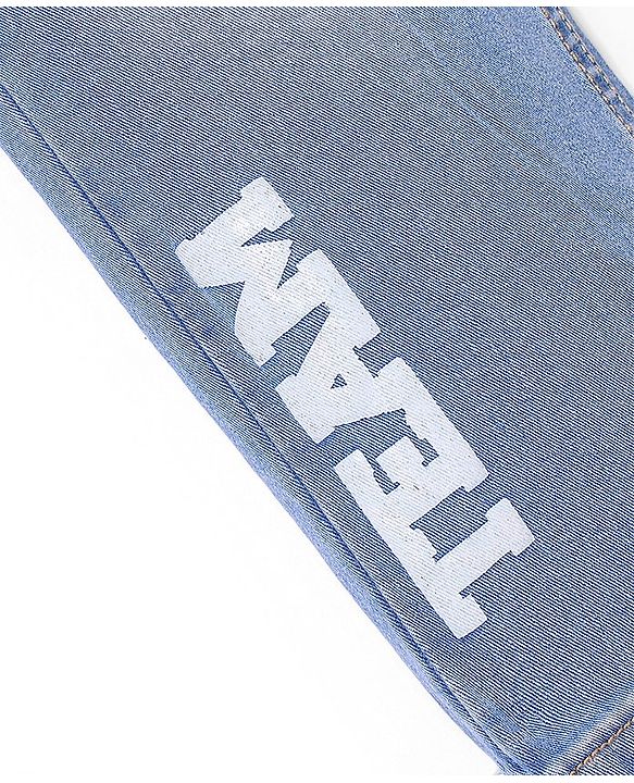 Pine Kids Denim Ankle Length Washed Jeans -Blue