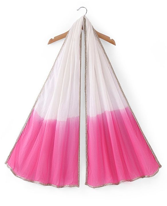 Pine Kids 100% Cotton Woven Sleeveles Kurti  Salwar with Floral Print & Dupatta-  Pink