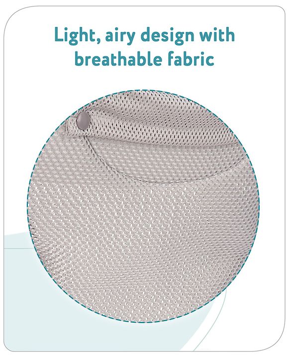 Babyhug Breeze 5 in 1  Hip Seat cum Baby Carrier - Grey