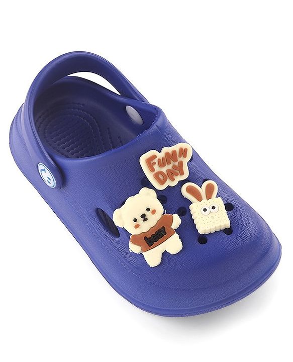 Cute Walk by Babyhug Clogs with Back Strap - Blue (Gibbitz may vary)