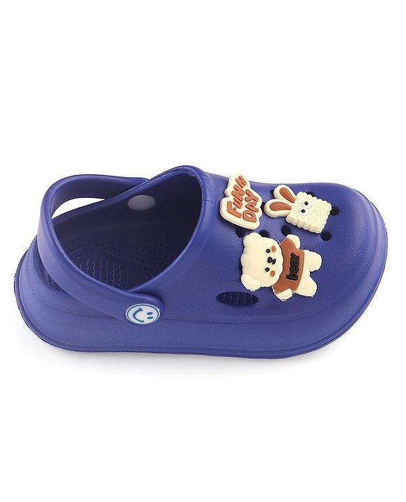 Cute Walk by Babyhug Clogs with Back Strap - Blue (Gibbitz may vary)