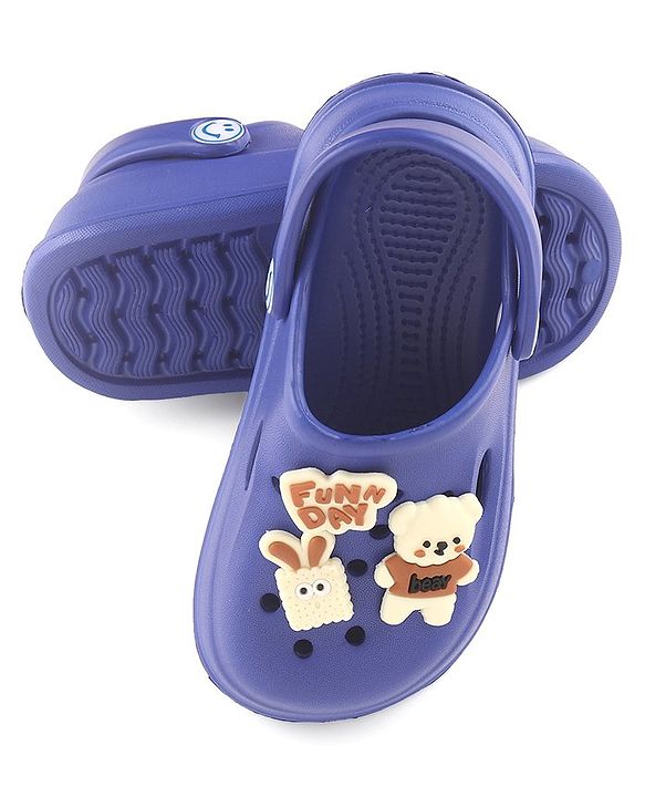 Cute Walk by Babyhug Clogs with Back Strap - Blue (Gibbitz may vary)
