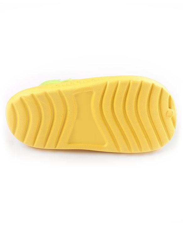 Cute Walk by Babyhug Clogs With Dino Applique - Yellow
