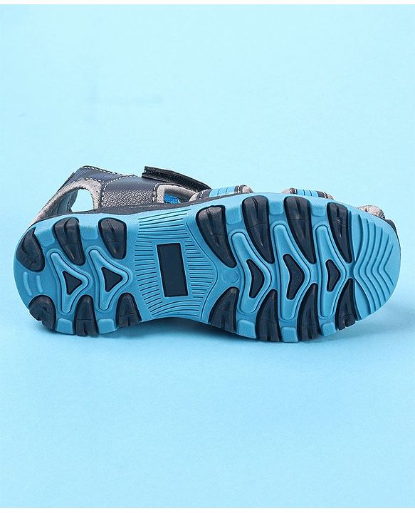 Cute Walk by Babyhug Velcro Closure Sandals - Navy Blue