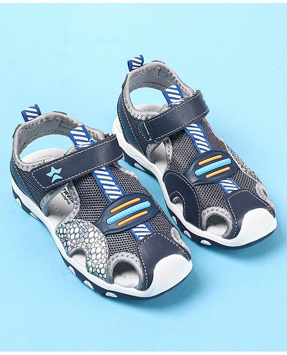 Cute Walk by Babyhug Sandals With Velcro Closure - Navy