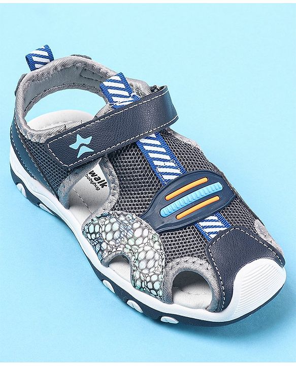 Cute Walk by Babyhug Sandals With Velcro Closure - Navy