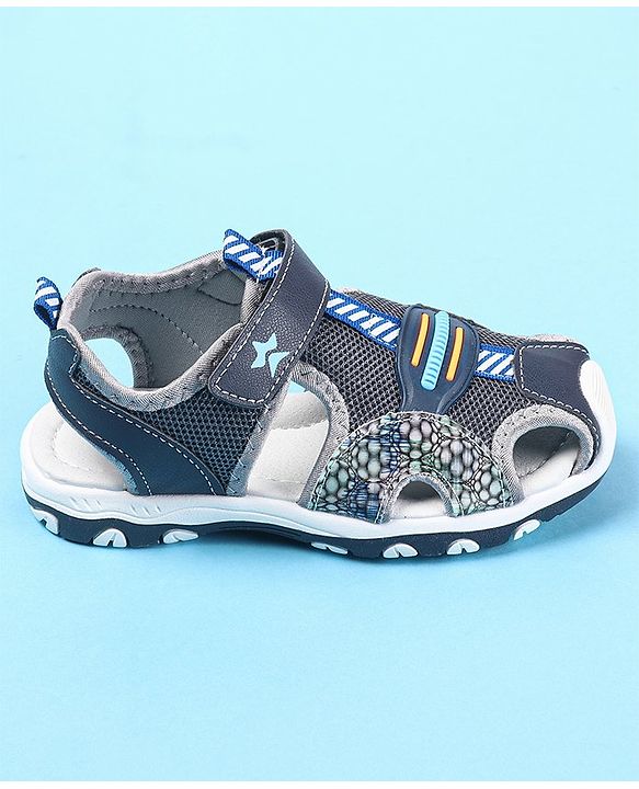 Cute Walk by Babyhug Sandals With Velcro Closure - Navy