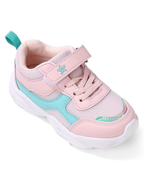 Cute Walk by Babyhug Velcro Closure Sneakers - Pink - EU 27 Pink