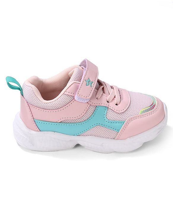 Cute Walk by Babyhug Velcro Closure Sneakers - Pink - EU 27 Pink